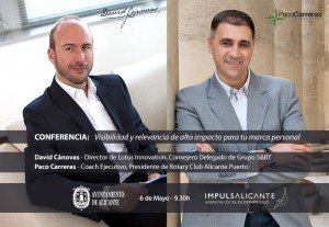 David Cánovas Expósito y Paco Carreras - Conferencia Branding Personal en Centro de Emprendedores de Alicante