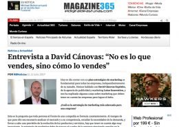 Entrevista a David Cánovas Expósito en El Digital de Asturias