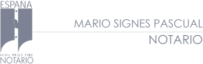 Mario Signes Pascual, Notario